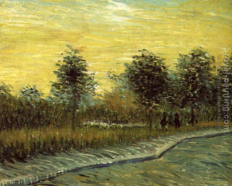 Vincent Van Gogh : Lane in a Public Garden at Asnieres